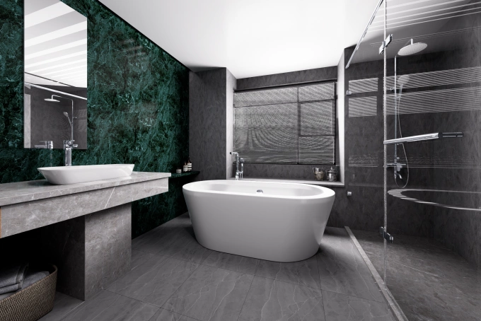 Các sản phẩm nhà tắm của doanh nghiệp. Ảnh: Caesar Vietnam